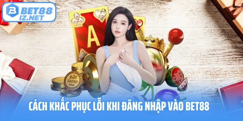 Cách khắc phục lỗi khi đăng nhập vào Bet88