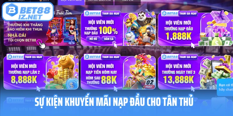Sự kiện khuyến mãi nạp đầu cho tân thủ